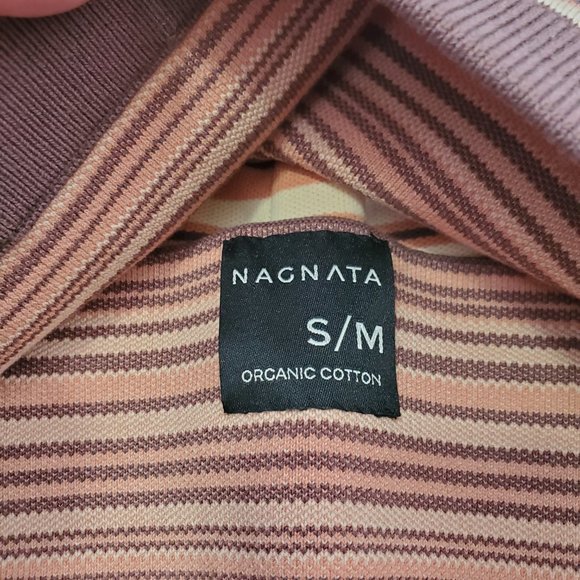 NAGNATA / S / NEW Women's Knit Yoni Shorts and Lucid Bra Top Set - Sahara Stripe - Picture 6 of 14